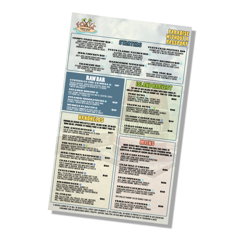 Restaurant Menu